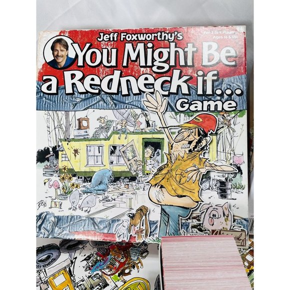 Jeff Foxworthy's Original YOU MIGHT BE A REDNECK IF Board Game 2-4 Players 16+ - Picture 2 of 11